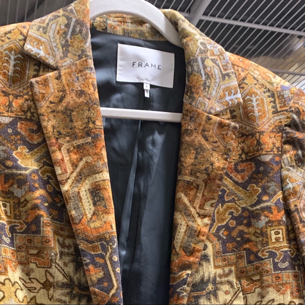 FRAME Gorgeous blazer/colors/tailoring EUC
